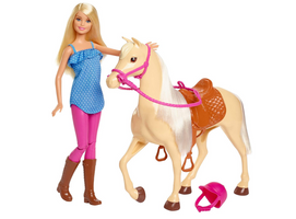 Barbie Chelsea Doll & Toy Horse Set