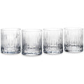 Soho Crystal Double Old-Fashioned Glasses, Set of 4