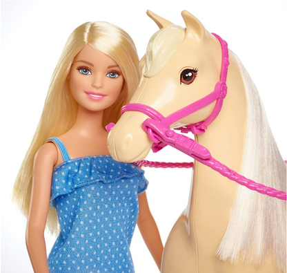 Barbie Chelsea Doll & Toy Horse Set