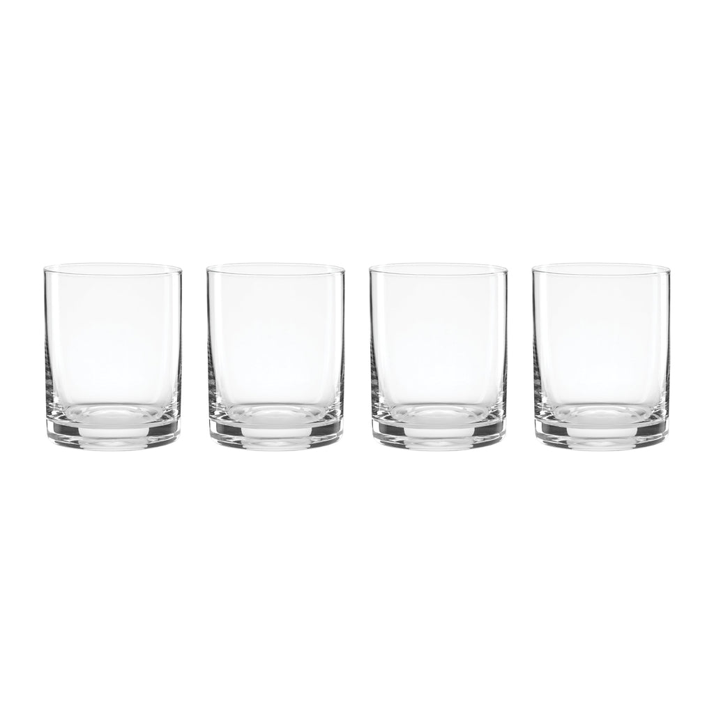 5 O'Clock Double Old-Fashioned Glasses, Set of 4