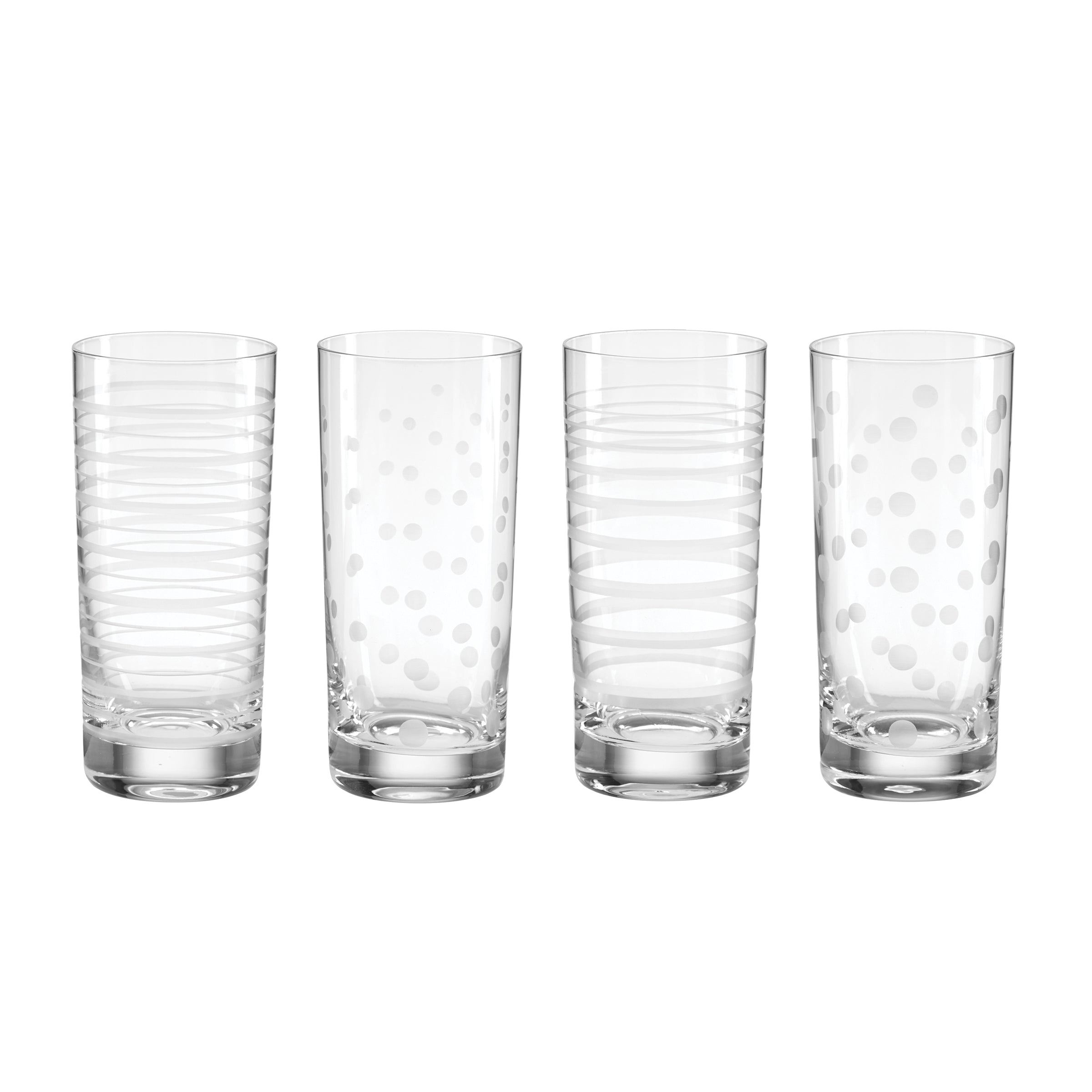 Mingle Highball Glasses, Set of 4