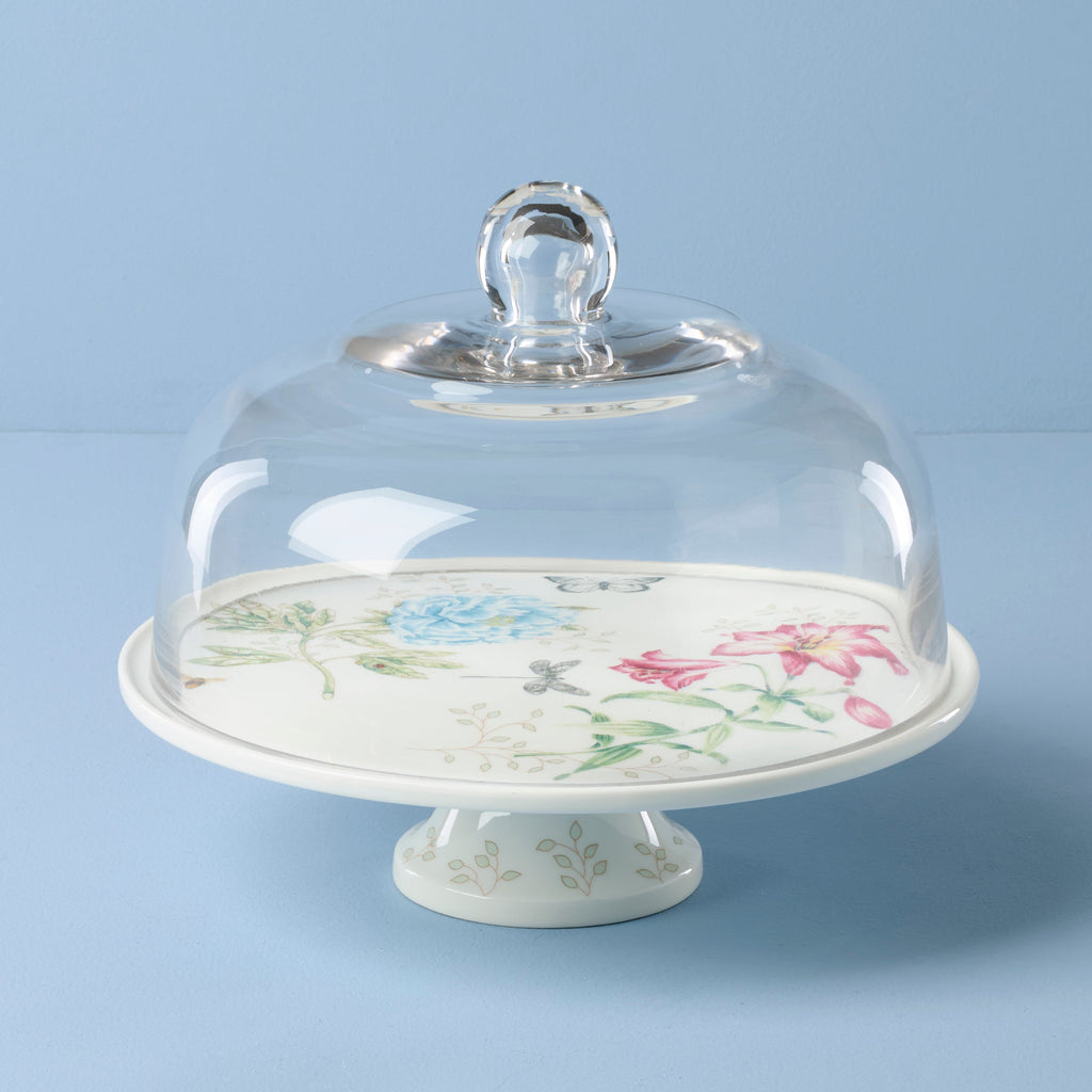 Butterfly Meadow 25th Anniversary Cake Plate