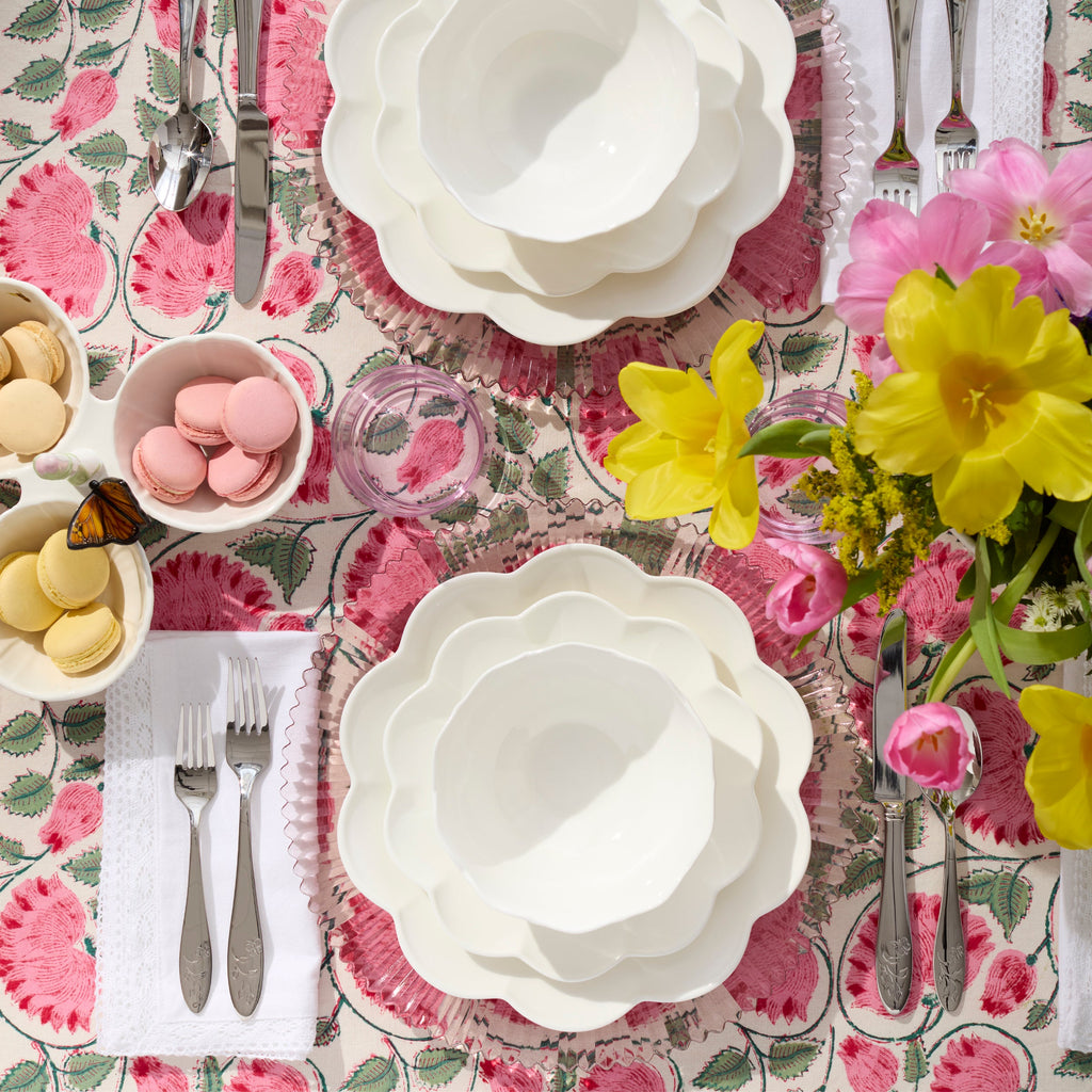 Studio 1414 Scallop Dinner Plates, Set of 6