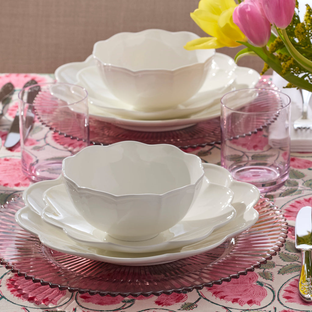Studio 1414 Scallop Dinner Plates, Set of 6