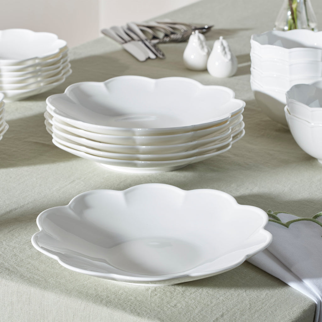 Studio 1414 Scallop Dinner Plates, Set of 6