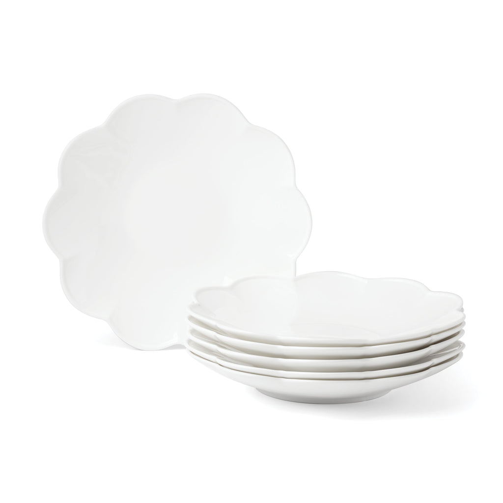 Studio 1414 Scallop Dinner Plates, Set of 6