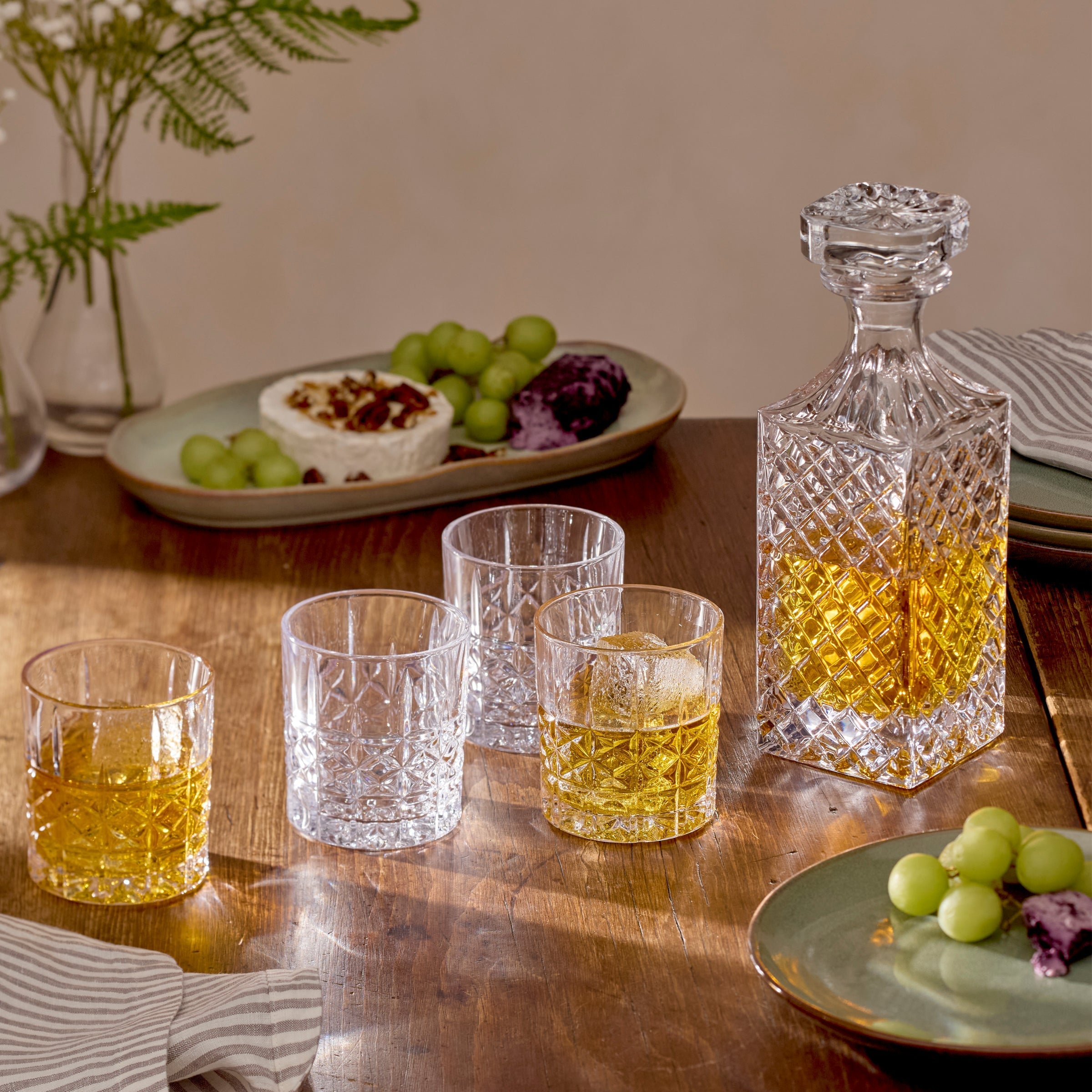 Apollo Double Old-Fashioned Glasses, Set of 4