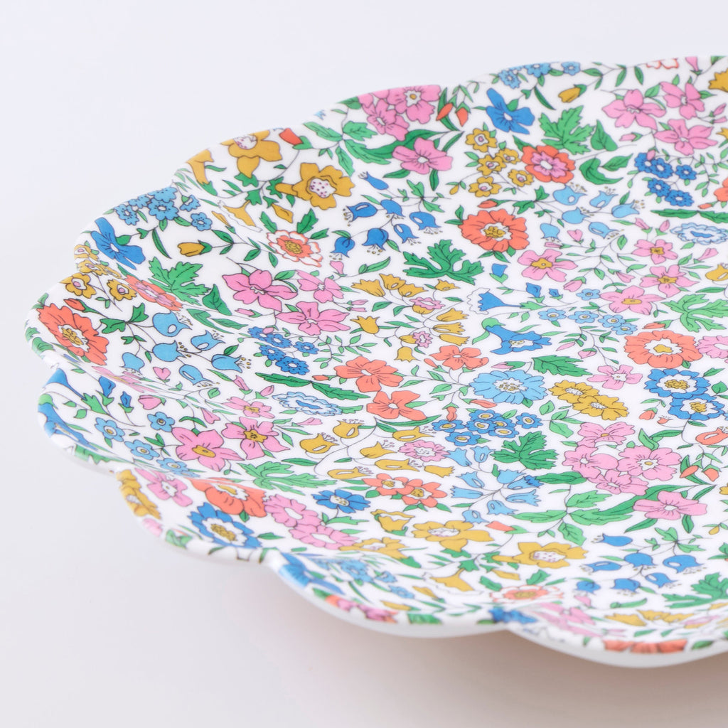 Meri Meri x Liberty Garden Party Large Plates, Set of 6