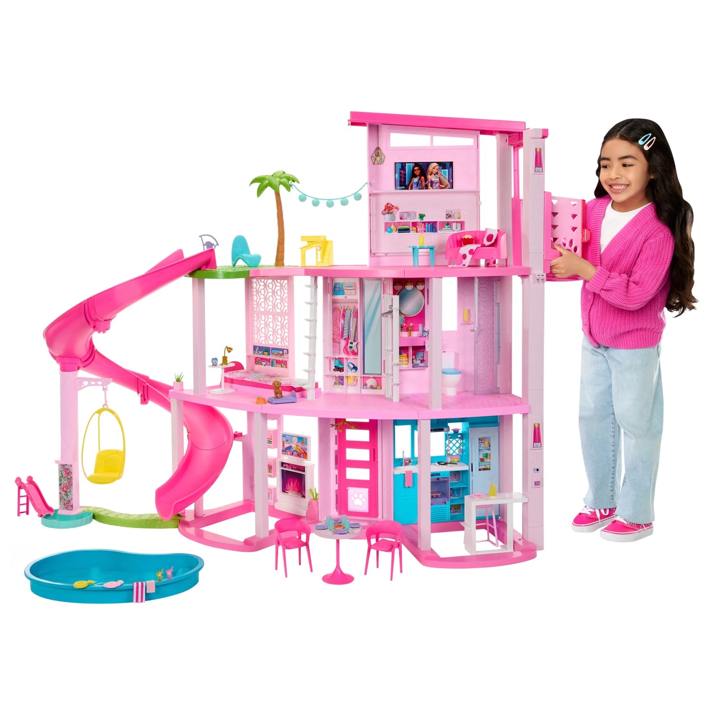 Dollhouse and Playset with 75+ Pieces