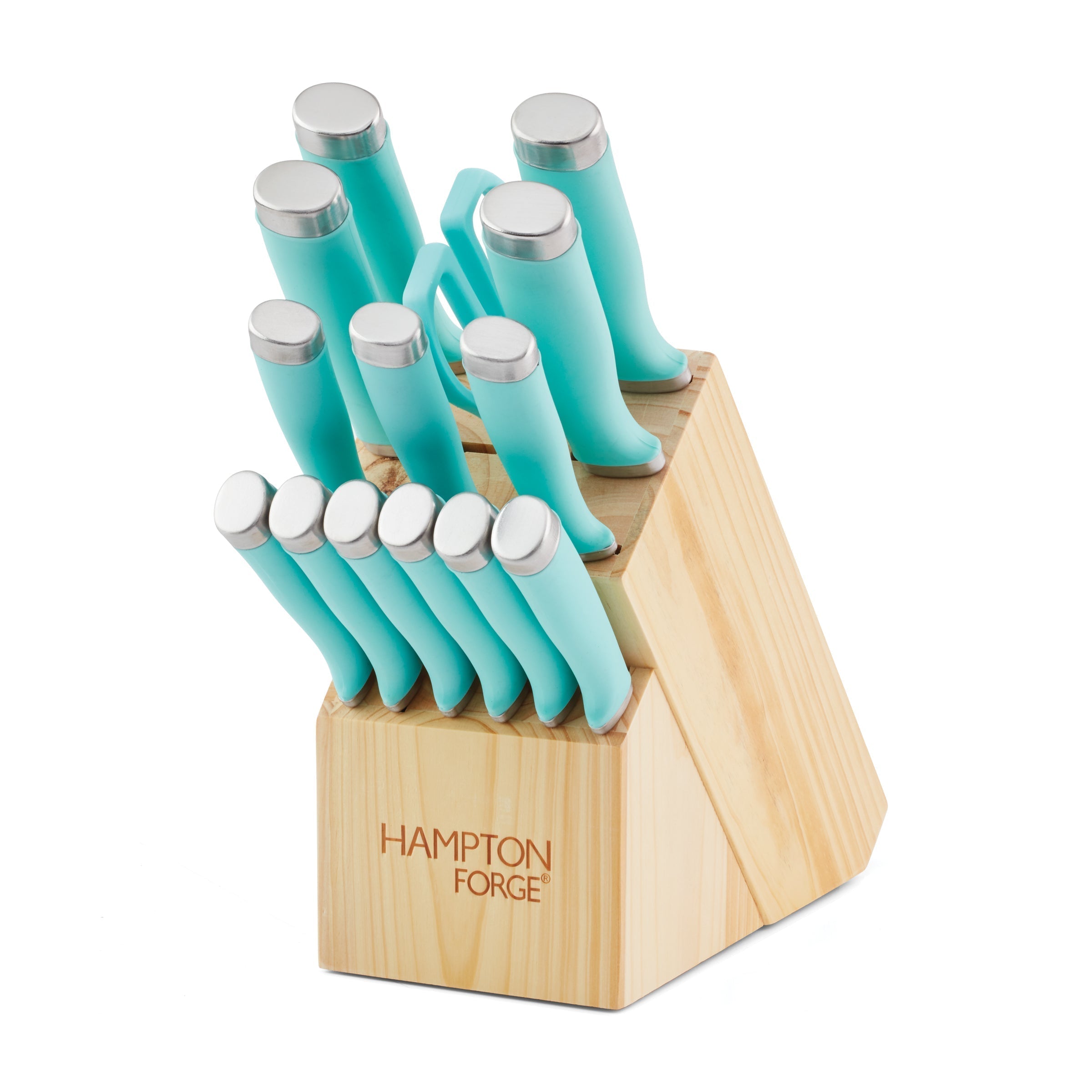 Epicure 1 Aqua 15-Piece Cutlery Block Set