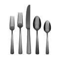 Aptitude Midnight Glossy 20-Piece Flatware Set
